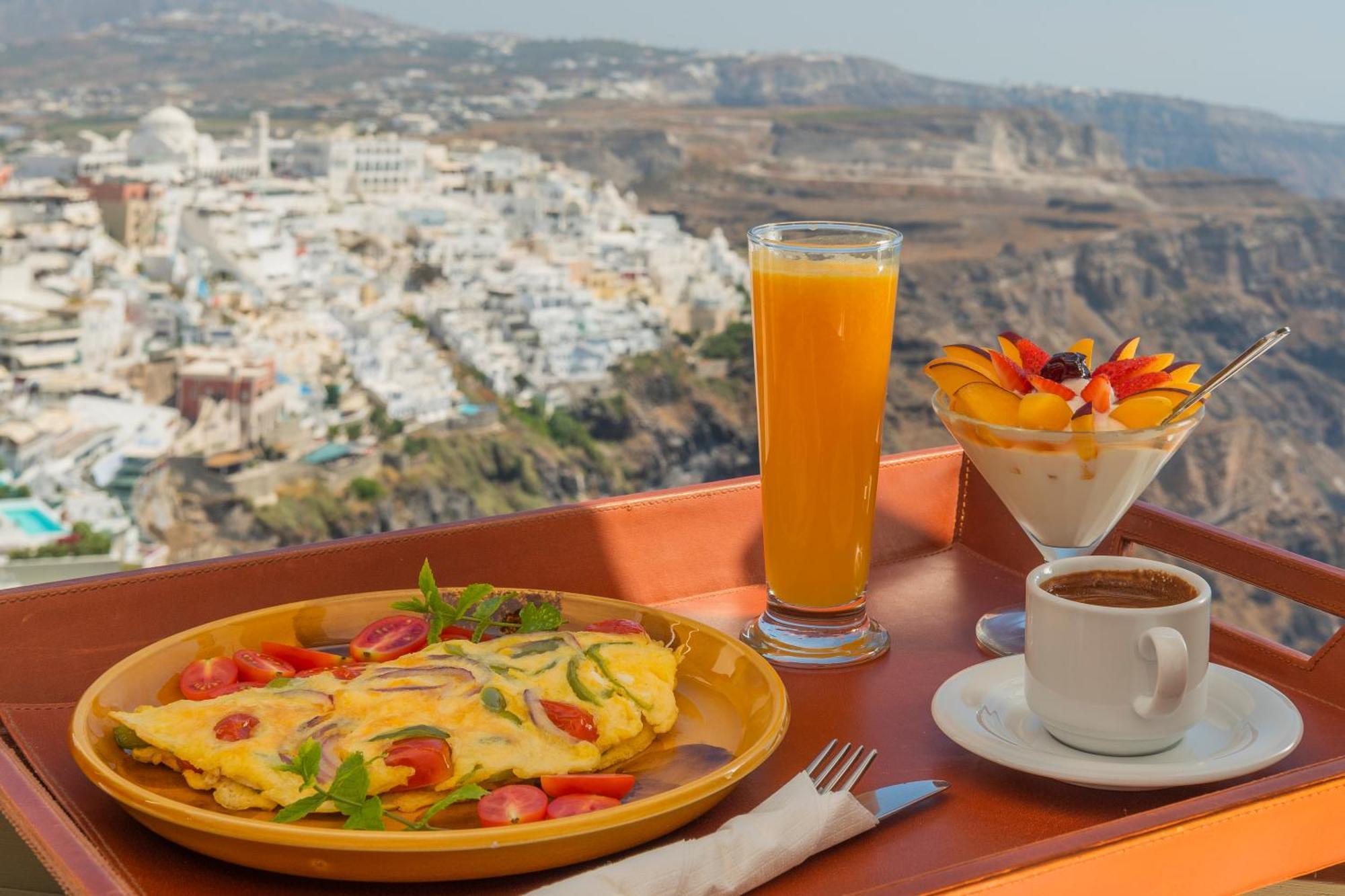 Anthos Caldera Suites Fira  Bagian luar foto
